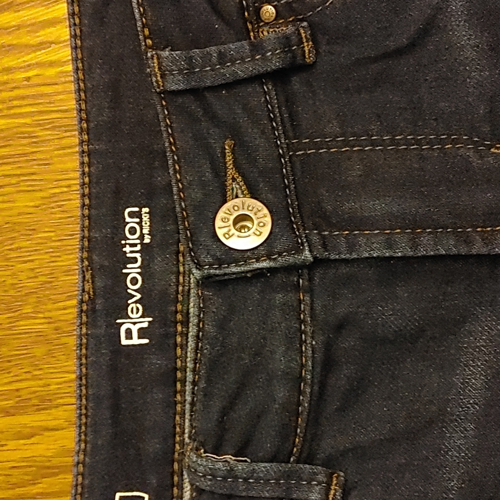 Ladies Revolution Dark Wash Brooke Slim Jeans Size 27